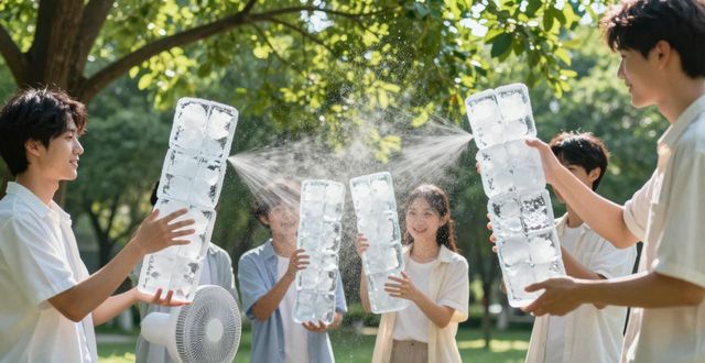 大冰块降温方法_长沙开福夏季防暑降温大冰块_大冰块户外活动使用时长
